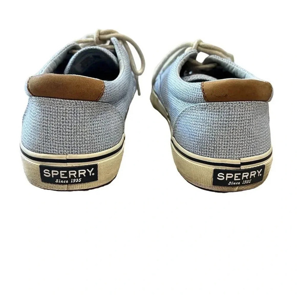 Sperry Men's Striper II CVO Gingham Sneakers Blue Size 10 Casual - Picture 5 of 9